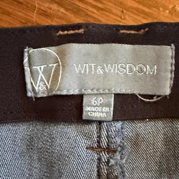 Wit & Wisdom Indigo Flared Jeans - Picture 2 of 8